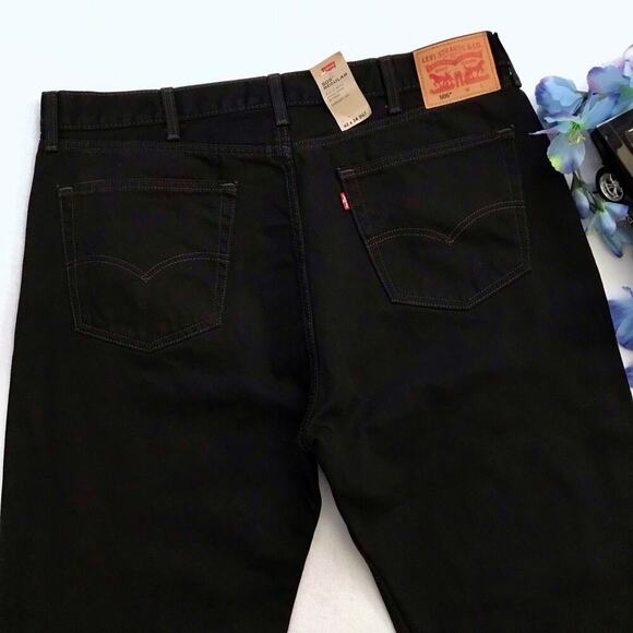 Levi's NWOT 505 Black Straight Leg Jeans Men 42 x 34 - Picture 6 of 8